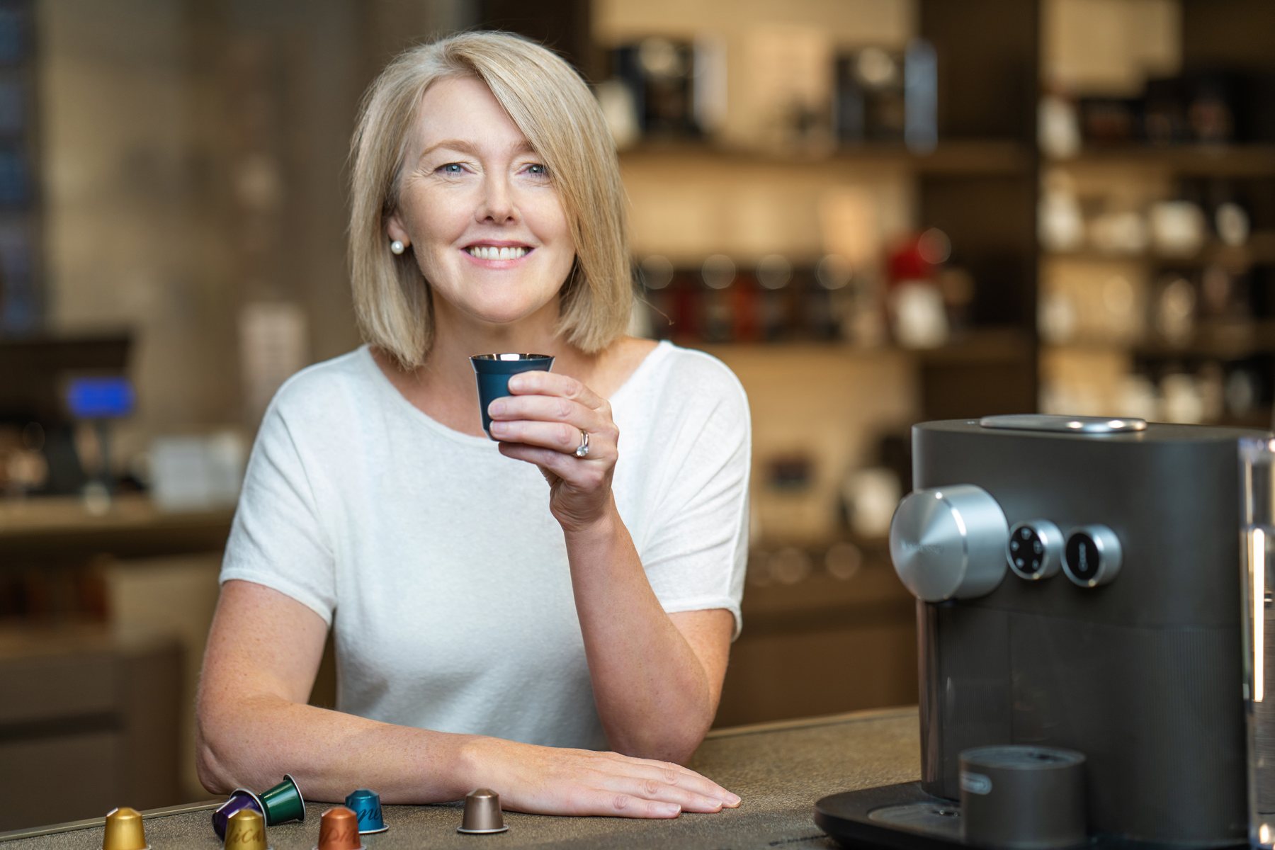 Brema Drohan, prezes Nespresso Polska — kadr z sesji 5