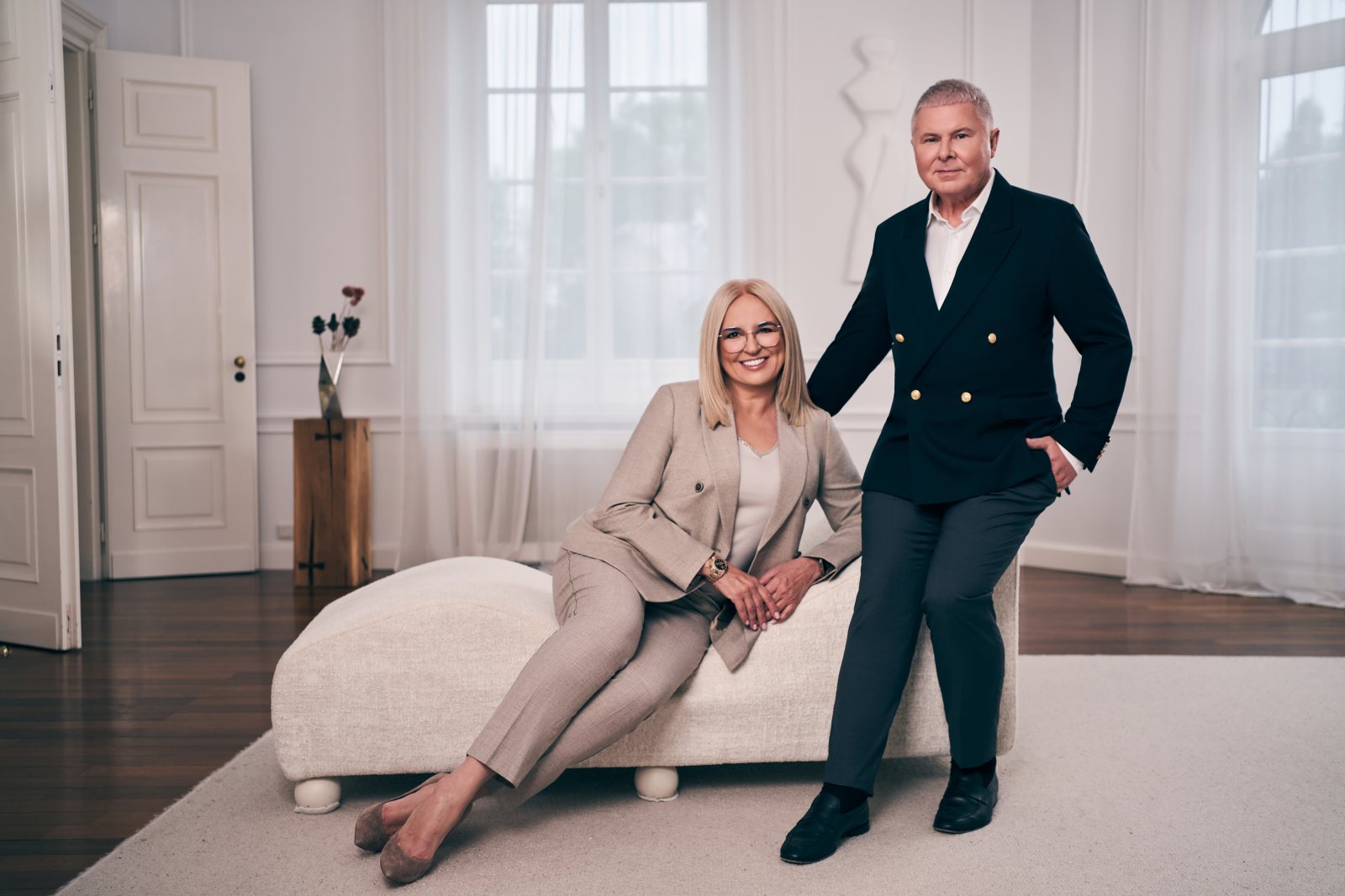 Karina Dudek-Miracka i dr Krzysztof Miracki — sesja wizerunkowa Kliniki Miracki